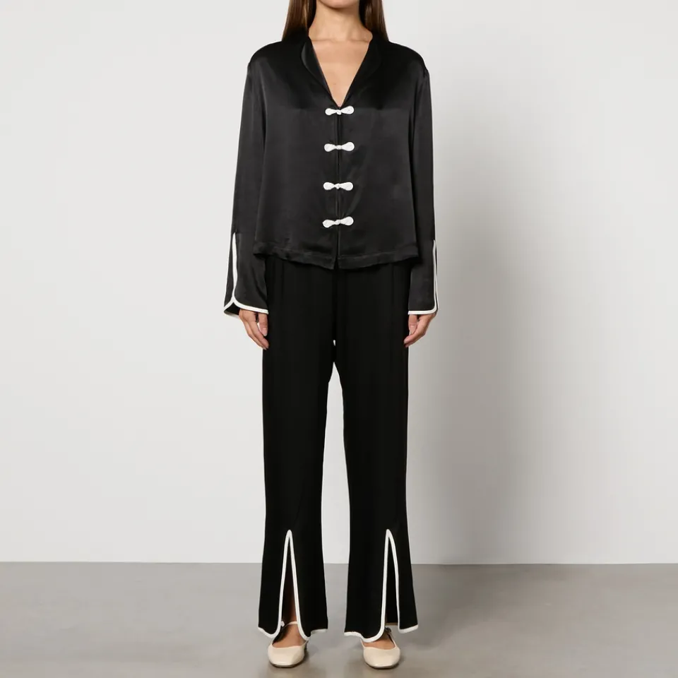 Loungewear|Sleeper Louis Bow Satin Pyjama Set - S