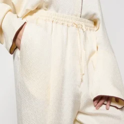 Loungewear|Co-Ord Sets|Sleeper Pastelle Oversized Jacquard Trousers - XXS-XS