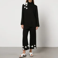 Loungewear|Dr. Martens Sleeper The Bloom Black Tie Woven Pyjama Set - S