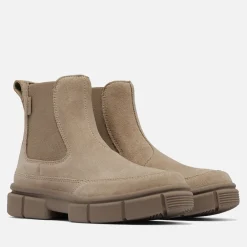 Boots|Sorel Women's Explorer Strt Waterproof Leather Chelsea Boots - UK 3
