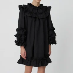 Dresses|Dresses|Stella Nova Cloqué Frill Dress - DK 34/UK 8