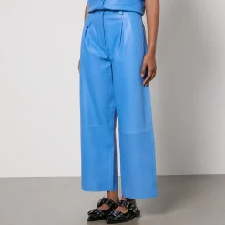 Trousers|Stella Nova Cropped Leather Trousers - DK 38/UK 12