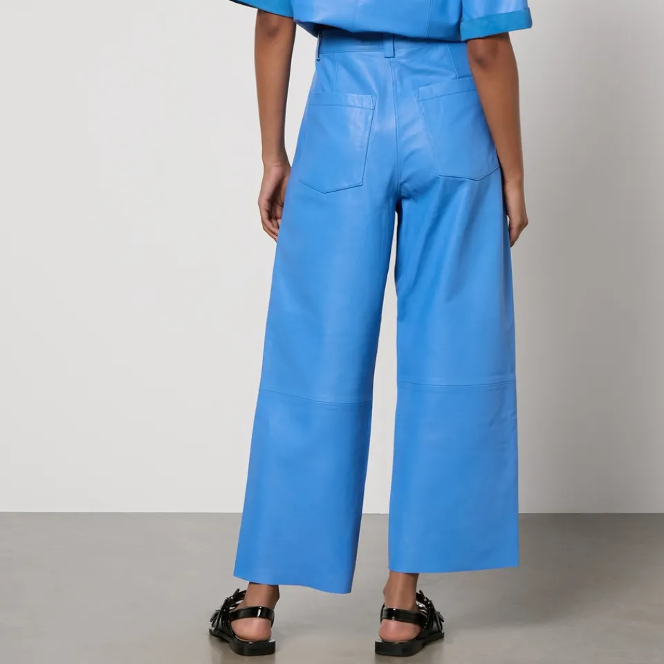 Trousers|Stella Nova Cropped Leather Trousers - DK 38/UK 12