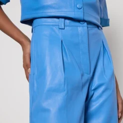 Trousers|Stella Nova Cropped Leather Trousers - DK 38/UK 12