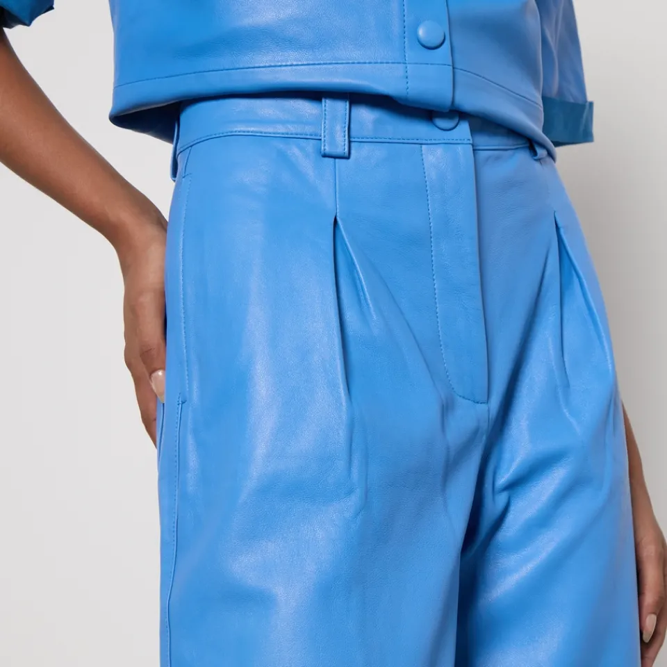Trousers|Stella Nova Cropped Leather Trousers - DK 38/UK 12