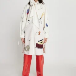 Dresses|Dresses|Good American Stella Nova Embroidered Cotton Shirt Dress - DK 36/UK 10