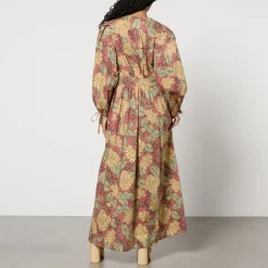 Dresses|Dresses|Stella Nova Floral-Print Cotton Maxi Dress - DK 40/UK 14