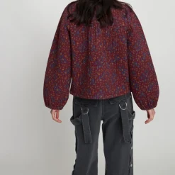 Jackets|Coats|Stella Nova Floral-Print Quilted Cotton Jacket - DK 38/UK 12