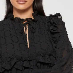 Dresses|Dresses|Stella Nova Iza Joe Fil-Coupé Crepon Midi Dress - DK 34/UK 8
