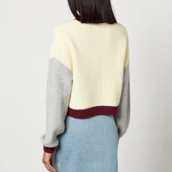 Knitwear|Dr. Martens Stella Nova Netti Colour-Block Cotton Cardigan - S