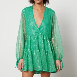 Dresses|Dresses|Dr. Martens Stella Nova Sequined Organza Mini Dress - DK 40/UK 14