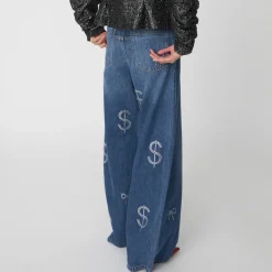 Jeans|Stella Nova Washed Denim Wide-Leg Jeans - DK 34/UK 8