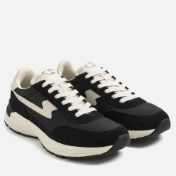 Trainers|Stepney Workers Club Men's Osier S-Strike Suede and Nylon Trainers - UK 7