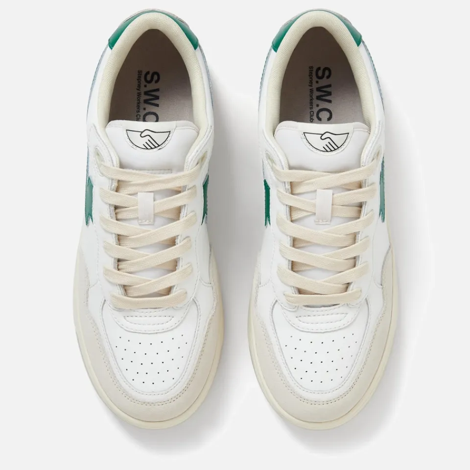 Trainers|Stepney Workers Club Men’s Pro-Cup 01 S-Strike Leather Trainers - UK 7