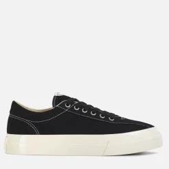 Trainers|Trainers|Stepney Workers Club 's Dellow Canvas Trainers - Black - UK 7