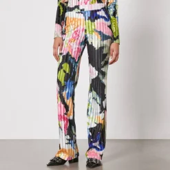 Trousers|Stine Goya Andy Printed Devoré Velvet Trousers - XS