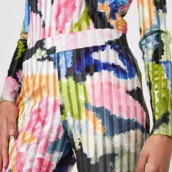 Trousers|Stine Goya Andy Printed Devoré Velvet Trousers - XS