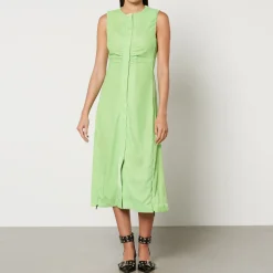 Dresses|Dresses|Stine Goya Austyn Recycled Velour Midi Dress - XS