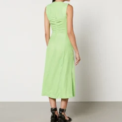 Dresses|Dresses|Stine Goya Austyn Recycled Velour Midi Dress - XS