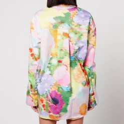 T-Shirts And Tops|Shirts And Blouses|Cras Stine Goya Charlotta Printed Organic Cotton Shirt - M