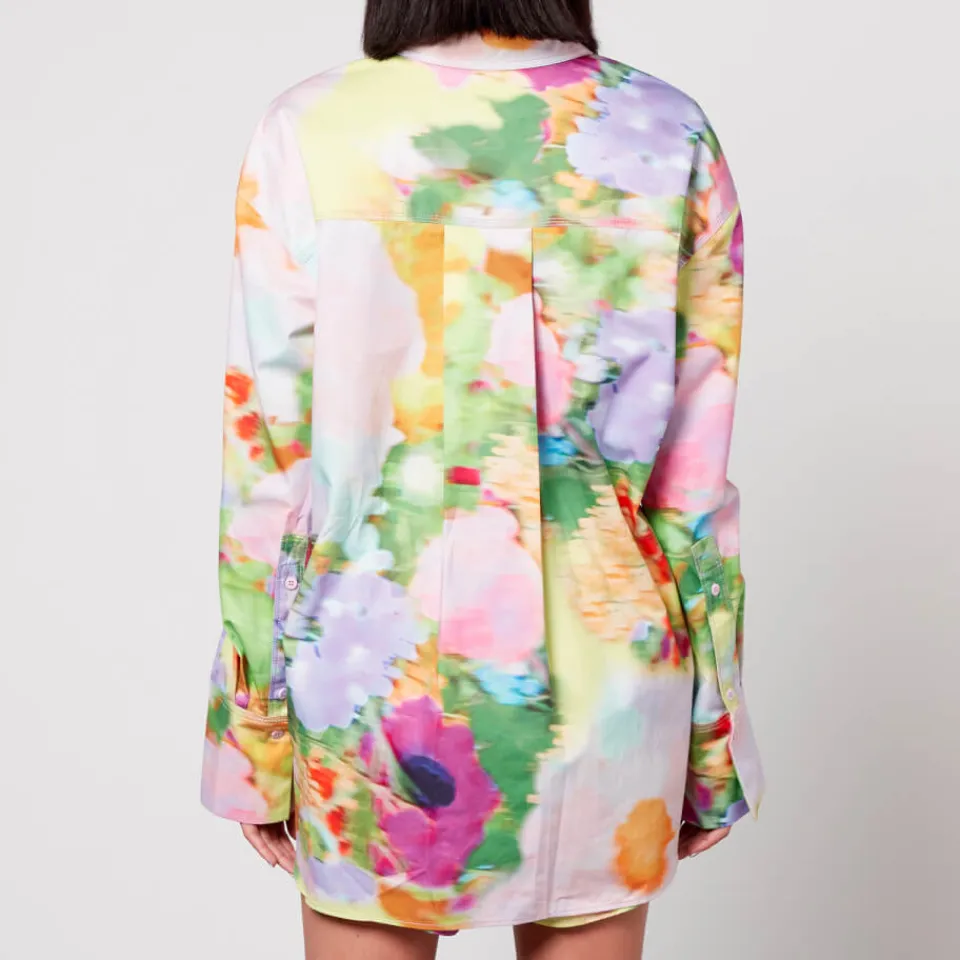 T-Shirts And Tops|Shirts And Blouses|Cras Stine Goya Charlotta Printed Organic Cotton Shirt - M
