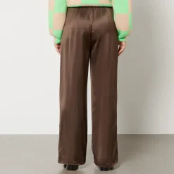 Trousers|Dr. Martens Stine Goya Ciara 1845 Satin Wide-Leg Trousers - XS