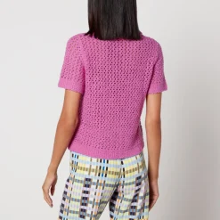 Knitwear|Seventy + Mochi Stine Goya Darcy Crocheted Wool-Blend Top - XXS