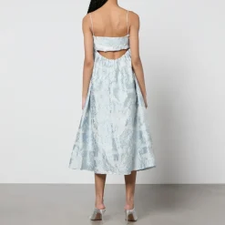 Dresses|Dresses|Ganni Stine Goya Darya Floral-Jacquard Dress - M