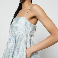 Dresses|Dresses|Ganni Stine Goya Darya Floral-Jacquard Dress - M
