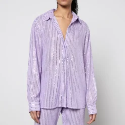 Co-Ord Sets|T-Shirts And Tops|Marques Almeida Stine Goya Edel Sequined Mesh Shirt - XS