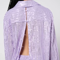 Co-Ord Sets|T-Shirts And Tops|Marques Almeida Stine Goya Edel Sequined Mesh Shirt - XS