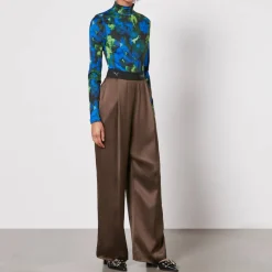 T-Shirts And Tops|Stella Nova Stine Goya Estelle Floral-Print Stretch-Jersey Top - XL/XXL