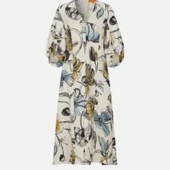 Dresses|Dresses|Stine Goya Floral-Print Crepe Midi Dress - XL