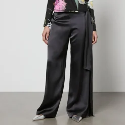 Trousers|Dr. Martens Stine Goya Gracie Satin Wide-Leg Trousers - XS