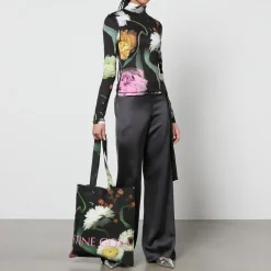 Trousers|Dr. Martens Stine Goya Gracie Satin Wide-Leg Trousers - XS