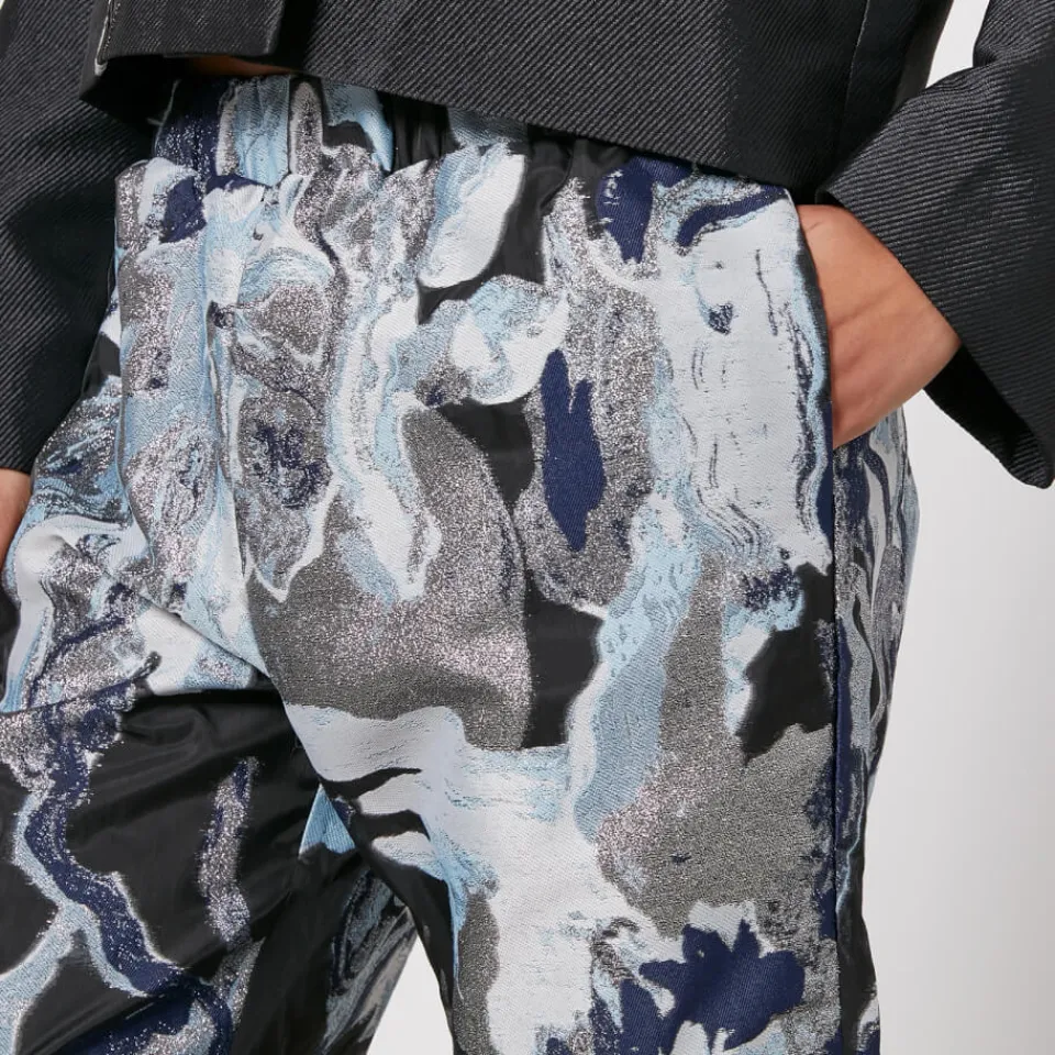 Trousers|Dr. Martens Stine Goya Isra Floral-Jacquard Wide-Leg Trousers - XS