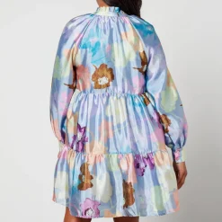 Dresses|Dresses|Cras Stine Goya Jasmine Printed Satin Mini Dress - XS