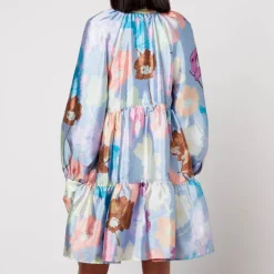 Dresses|Dresses|Cras Stine Goya Jasmine Printed Satin Mini Dress - XS