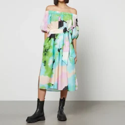 Dresses|Dresses|Dr. Martens Stine Goya Kian Belted Gauze Midi Dress - XXS