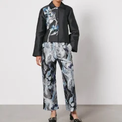 Jackets|Coats|Dr. Martens Stine Goya Kiana Floral-Jacquard and Twill Jacket - M