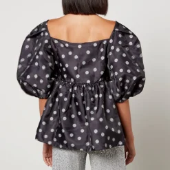 T-Shirts And Tops|Shirts And Blouses|Samsøe Samsøe Stine Goya Kinsley Floral-Print Organza Top - XS