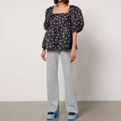 T-Shirts And Tops|Shirts And Blouses|Samsøe Samsøe Stine Goya Kinsley Floral-Print Organza Top - XS