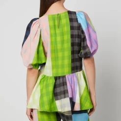 T-Shirts And Tops|Shirts And Blouses|Dr. Martens Stine Goya Liw Checked Jacquard Blouse - XS
