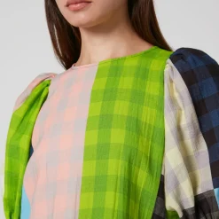 T-Shirts And Tops|Shirts And Blouses|Dr. Martens Stine Goya Liw Checked Jacquard Blouse - XS