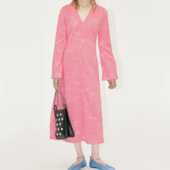Dresses|Dresses|Dr. Martens Stine Goya Long Sleeve Fil-Coupé Dress - M