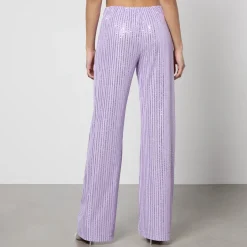 Trousers|Co-Ord Sets|Marques Almeida Stine Goya Markus Sequined Mesh Trousers - XS