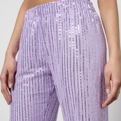 Trousers|Co-Ord Sets|Marques Almeida Stine Goya Markus Sequined Mesh Trousers - XS