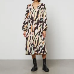 Dresses|Dresses|Dr. Martens Stine Goya Nini Printed Recycled Stretch-Satin Dress - XS