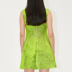 Dresses|Dresses|Stine Goya Sleeveless Metallic Jacquard Mini Dress - XL