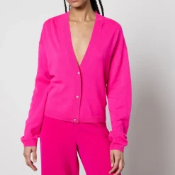 Co-Ord Sets|Knitwear|Good American Stine Goya Suanne Embellished Merino Wool-Blend Cardigan - S